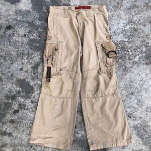 Vintage Y2K Cargo Pants – Khaki Beige